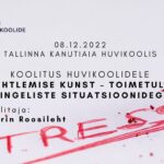 08.12.2022 Tallinnas koolitus huvikoolidele: Suhtlemise kunst – toimetulek pingeliste situatsioonidega
