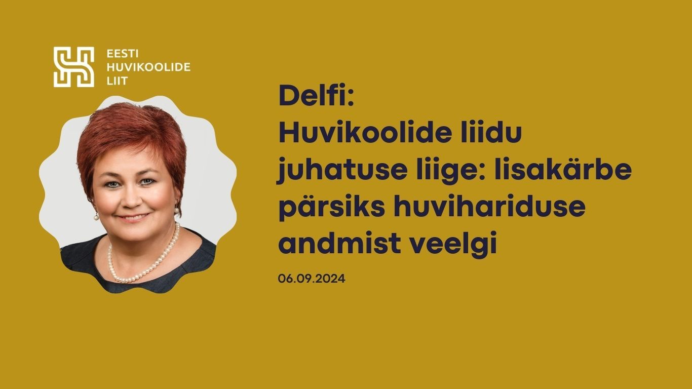 Huvikoolide liidu juhatuse liige: lisakärbe pärsiks huvihariduse andmist veelgi